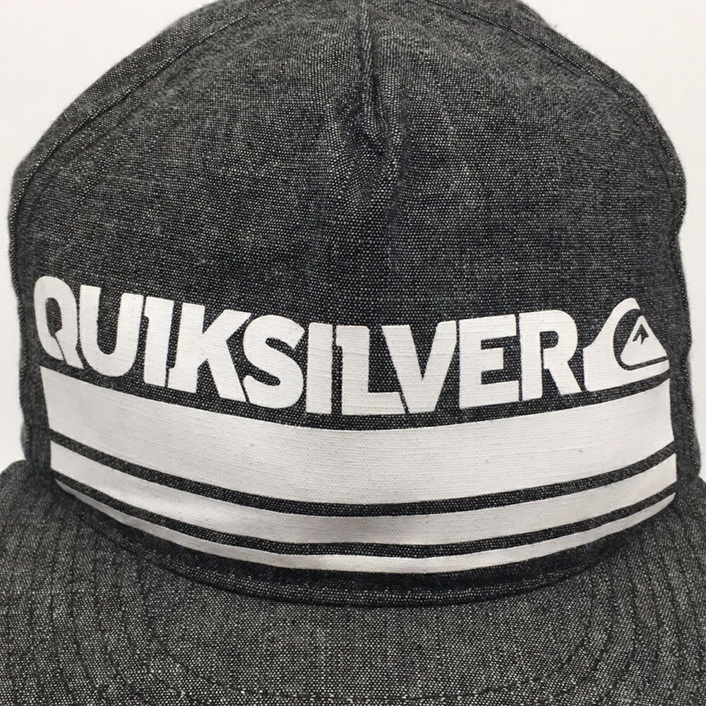 NWOT Quicksilver trucker hat OSFM SnapBack baseball cap - Picture 2 of 16